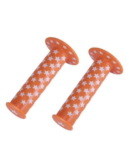 Star Grips 7/8 long 124mm 2006 Orange White Star.
